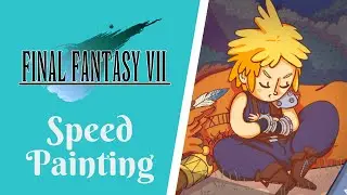 Final Fantasy 7 speed Painting