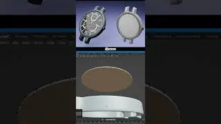 Watch body 3D Modelling in Blender #watch3d #smartwatch  #3dmodel #productdesign #surface3d