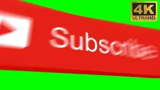 3D Moder Subscribe Button - Green Screen Animation Free 4K