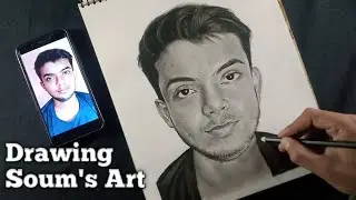 Drawing Soum's Art sketch | @SoumsArt | Time-lapse