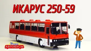 🚌🚋ИКАРУС-250.59 НАШИ АВТОБУСЫ №18 MODIMIO | Обзор масштабной модели 