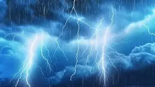 EPIC THUNDER & RAIN | White Noise 10 Hours | Rainstorm Sounds For Relaxing, Focus or Sleep