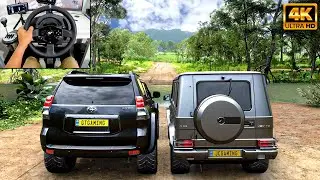 Toyota Land Cruiser & Mercedes-AMG G65 | OFFROAD CONVOY|Forza Horizon 5|Thrustmaster T300RS gameplay