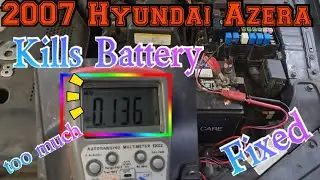 2007 Hyundai Azera Battery drain overnight Fix step by step BCM radio amplifier keyless entry