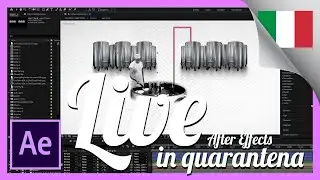 Corso base After Effects Ita - ⏰ SOLI 30 MINUTI al giorno - 🔴 LIVE in Quarantena 24