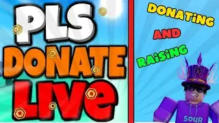 (🔴LIVE)  Donating robux to viewers - Raising robux