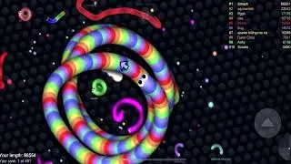 Slither.io A.I. 200,000+ Score Epic Slitherio Gameplay #235
