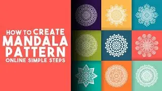 How to Create Mandala Pattern | Online Simple Steps | Pattern Creator