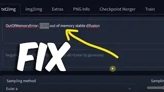 Fix outofmemoryerror cuda out of memory stable difusion Tutorial 2 ways to fix