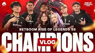 TEAM SPIRIT: BETBOOM RISE OF LEGENDS S6. CHAMPIONS VLOG