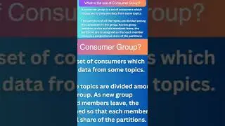 Consumer Groups in Kafka