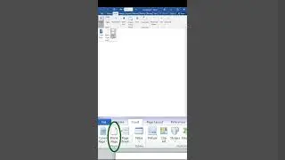 How to open blank page in MS word