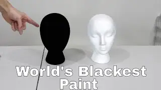 The New Worlds Blackest Paint (Black 3.0) vs the Brightest Flashlight!