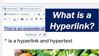 What is a hyperlink?