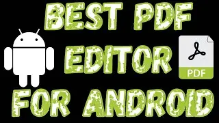 Best PDF Editor for Android (so far)