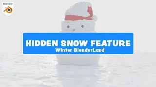 QUICK Ground Snow In Blender | EASY Tutorial