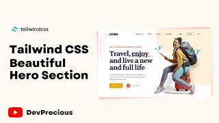 Tailwind CSS : Travel Website Landing Page