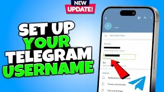 How to Set Up your Telegram Username