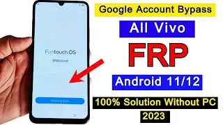 All Vivo FRP Bypass Android 12 | Vivo Google Account Bypass 2023 | Vivo FRP Lock Remove Without PC