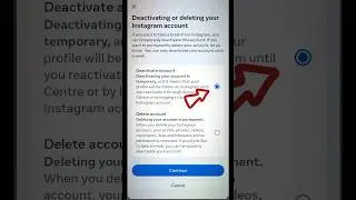 how to Delete Or Deactivate Your Instagram account in 1 minute (new update)❌❌ #instagram