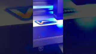 White and CMYK on acrylic - logojet uv printer