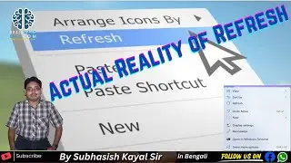 Actual reality of REFRESH | auto refresh refresh option