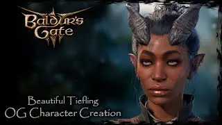 BALDUR'S GATE 3 || Beautiful Tiefling [Original Character #186] - Female Character Creation