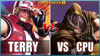 Street Fighter 6 🔥Terry Bogard (CPU)  Vs  M.Bison  GUILE  RYU   AKUMA 🔥Best Match🔥FightingGameWorldX