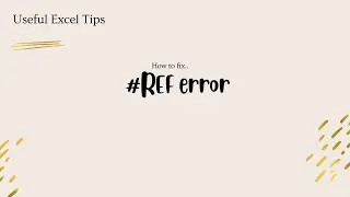 How to fix #REF! error in Excel in seconds! #Shorts