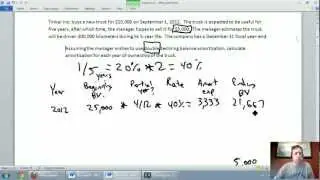 Accounting - Unit 7 - Part 3 - Double Declining Balance Amortization