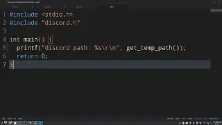 Discord RPC in C - Coding Stream