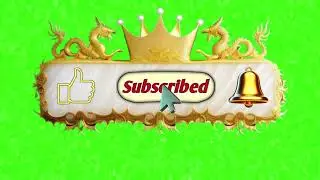 like subscribe green screen button | new create subscribe button|