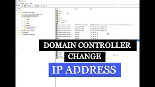 How to Change the IP Address on a Domain Controller