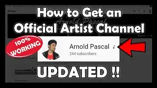 How to Get an Official Artist Channel on YouTube ♪ || 2020 UPDATED !