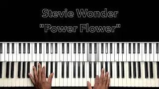 Stevie Wonder "Power Flower" Piano Tutorial