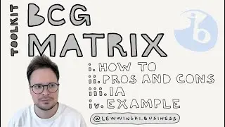 TOOLKIT: BCG MATRIX / IB BUSINESS MANAGEMENT / how to use, pros and cons, IA, example, sample