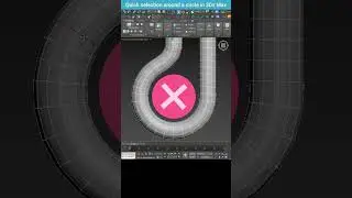 Fast Ring Selection in 3ds Max | Dot Ring Technique #shorts  #3dsmax #modeling  #technique