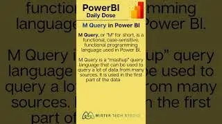 M Query in Power BI | PowerBI Desktop | 