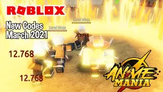 Roblox Anime Mania New Codes March 2021