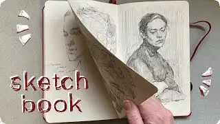 Sketchbook Tour : master studies and coffee shop sketches