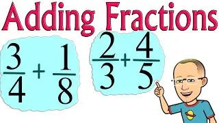 Adding Fractions with Unlike Denominators - Add Fraction Maths