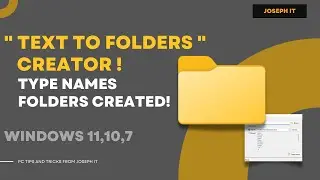 Create Unlimited Folders within a Click with a Tiny Tool - Folder Creator - Bulk Folder