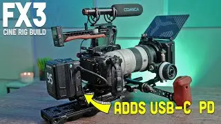 Convert ANY V-Mount battery into USB-C PD!  FX3 + FX30 Cinema Rig Build: CATEFO VM06