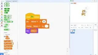 Scratch 3.0 vs. Python: Increment a Variable