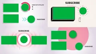 Youtube End Screen Green Screen | Graphics & Animation