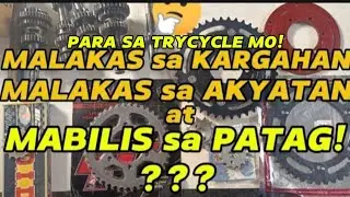 ANO BA BEST SPROCKET COMBINATION SA MAY SIDECAR NA KARGAHAN AT PATAG?