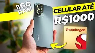 TOP 7 MELHORES Celulares até R$1000 CUSTO BENEFÍCIO em 2024!!! - BOM e BARATO