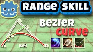 Range Skill - Bezier Curve - RPG System Design in Godot 4