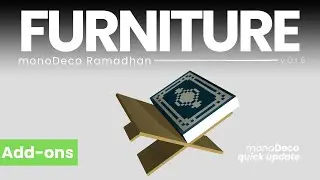 monoDeco Ramadhan Furniture Addons - Quick Update 0.1.5 | MCPE 1.21.20+