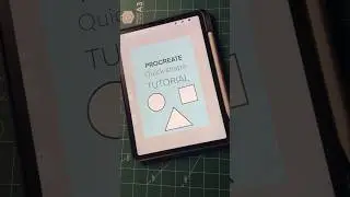 How to draw perfect shapes in Procreate | Procreate Tutorial for beginners #procreate #digitalart